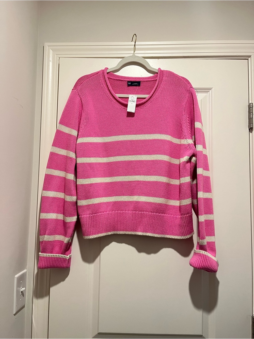 GAP Shrunken Roll Neck Sweater in pink 💕